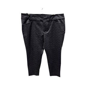 Torrid Gray Chevron Pointe Ankle Skinny Pant Women Size 20
